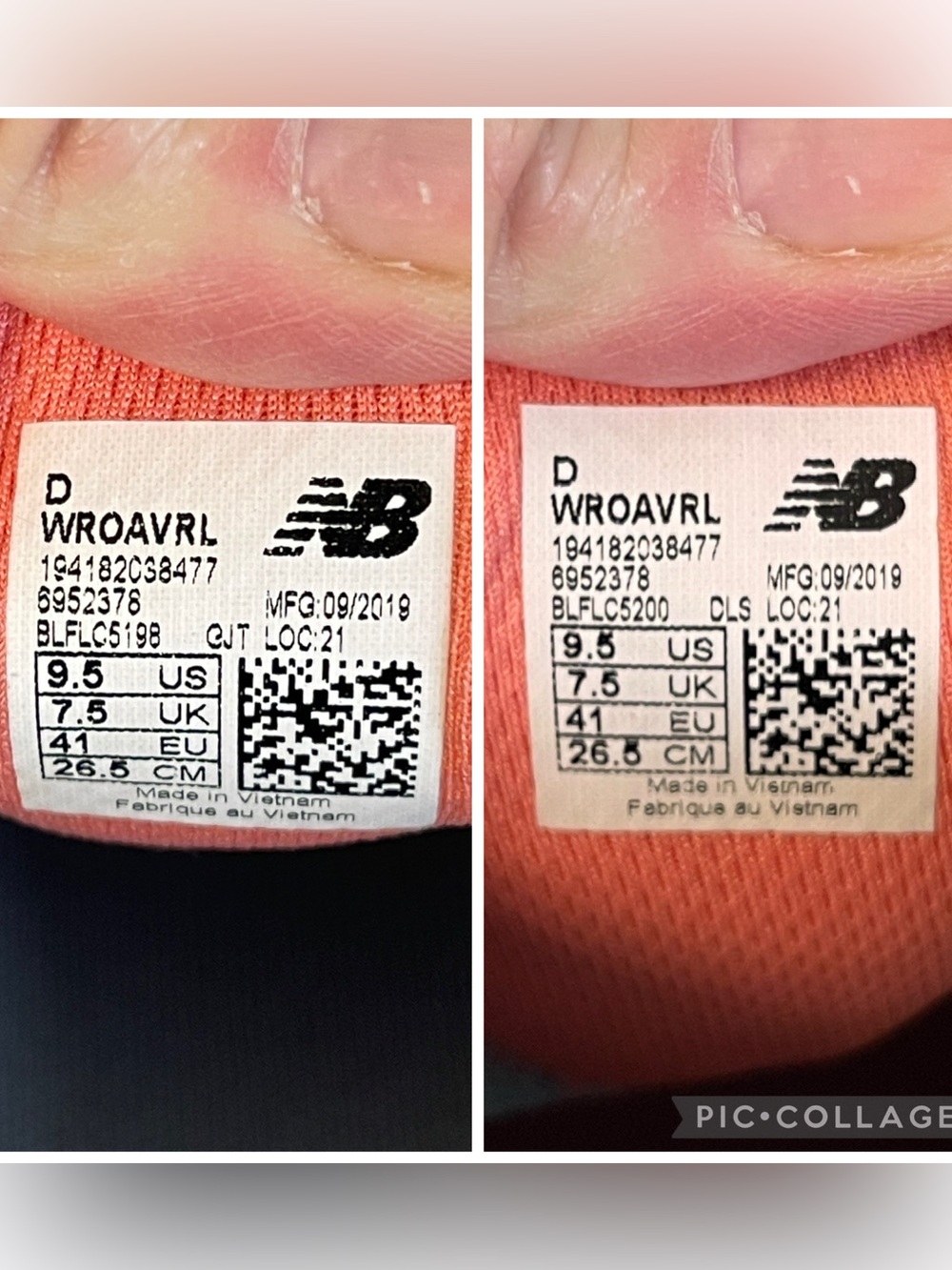 New Balance Roav v1 Future Sport Running Shoes Size 9.5 D Worn Once  Grey Peach - Picture 14 of 17